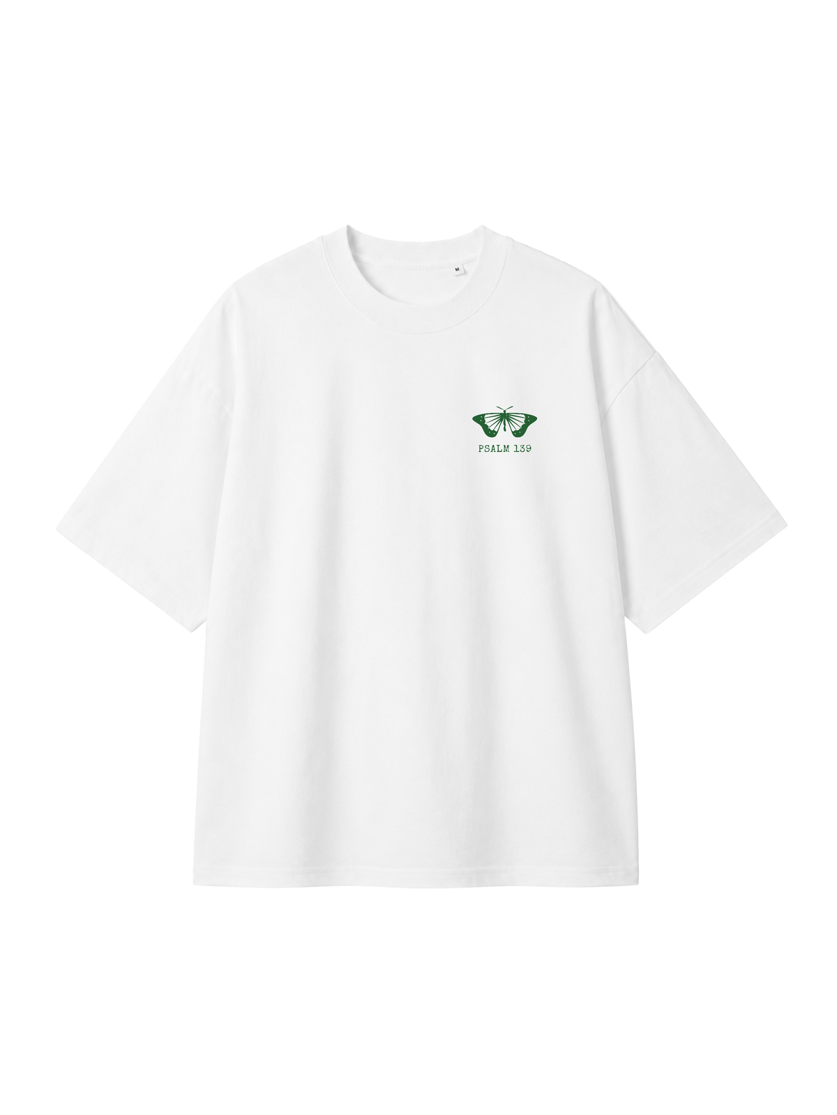 OVERSIZED T SHIRT WONDERFULLY MADE - blaster-white-front.png - 4