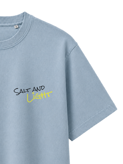 VINTAGE RELAXED FIT T-SHIRT SALT AND LIGHT - blue-stone-front-close-3.png - 4