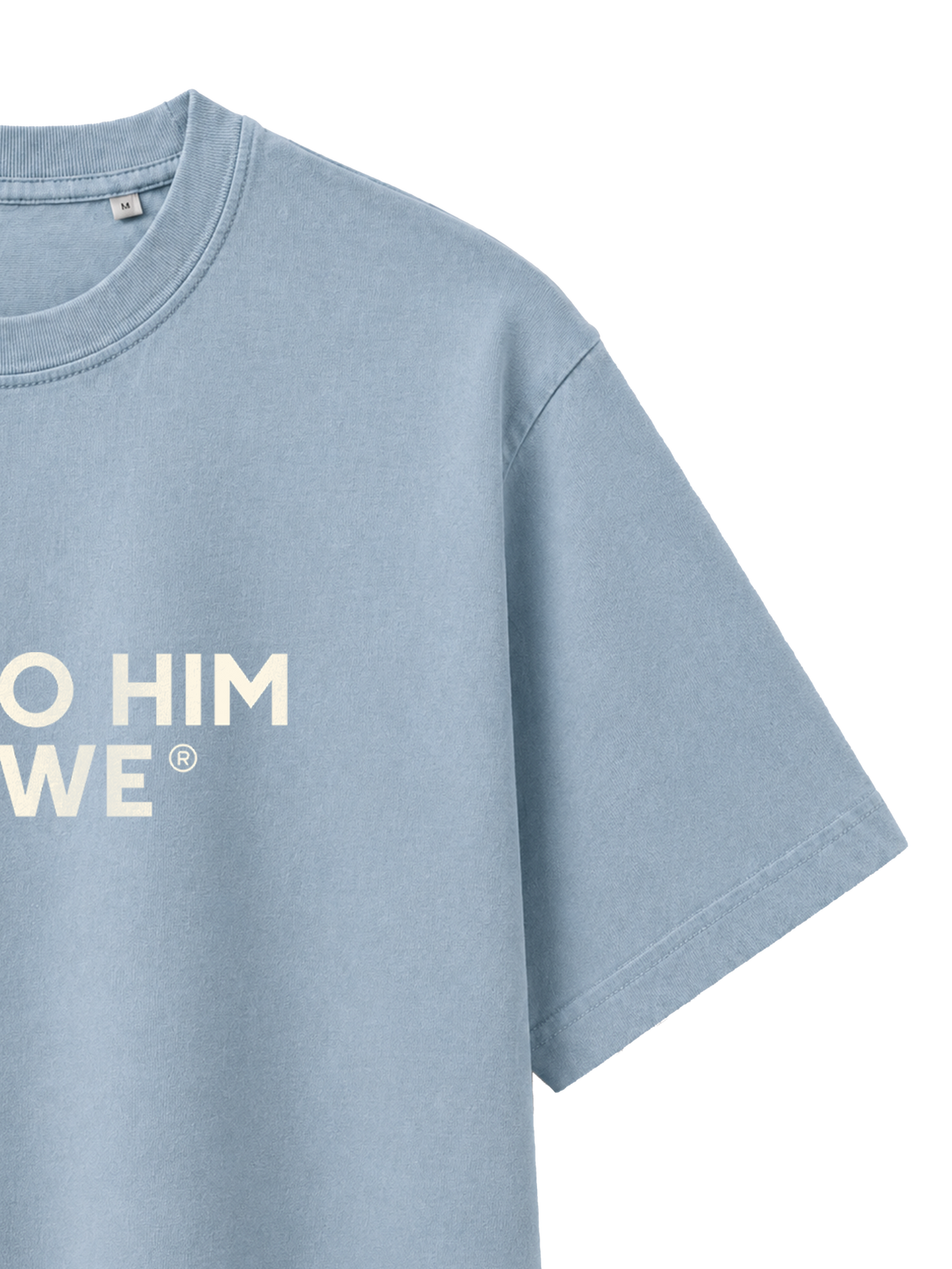 VINTAGE RELAXED FIT T-SHIRT ALL TO HIM I OWE - blue-stone-front-close-3.png - 7