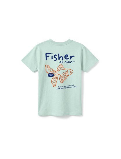 KIDS REGULAR FIT T-SHIRT FISHER OF MEN - caribbean-blue-back.png - 7