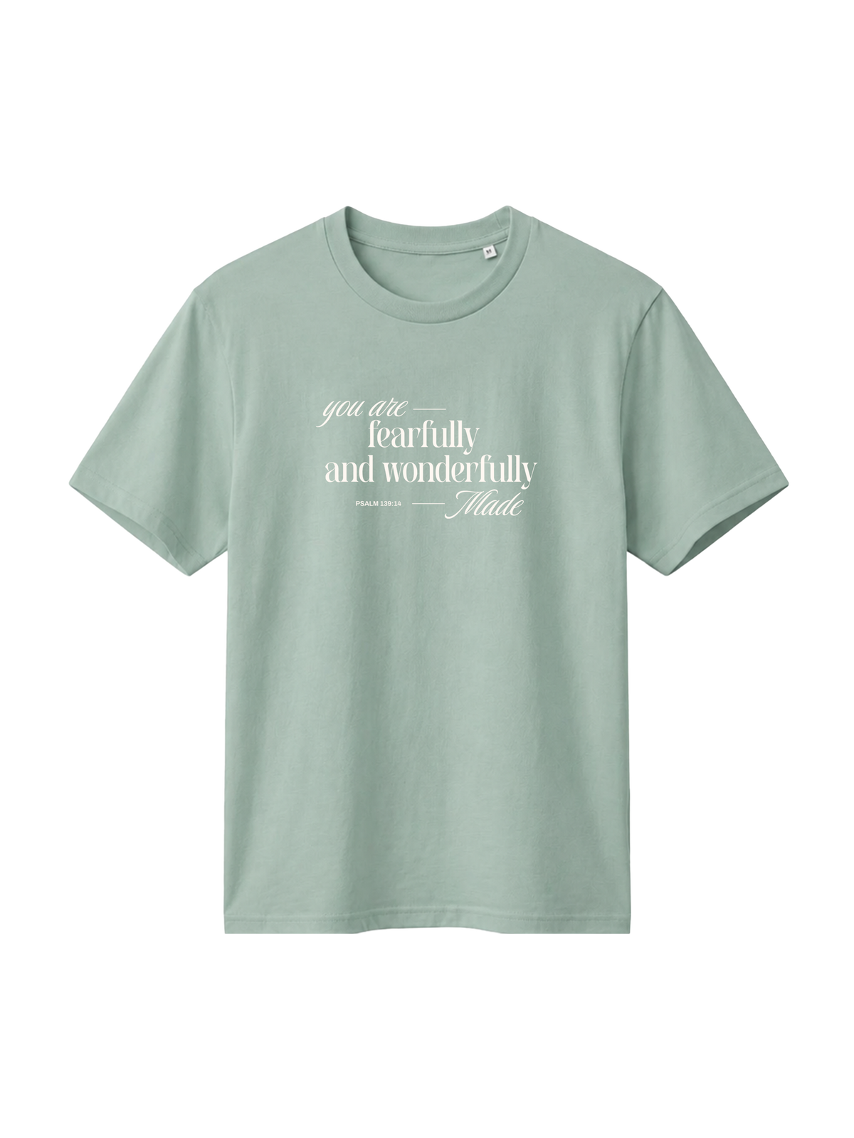 REGULAR FIT T-SHIRT YOU ARE FEARFULLY AND WONDERFULLY MADE - creator-aloe-front.png - 6