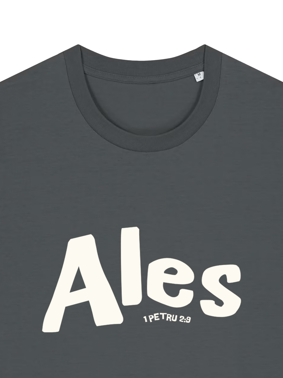 REGULAR FIT T-SHIRT ALES - creator-anthracite-front-close-1.png - 6