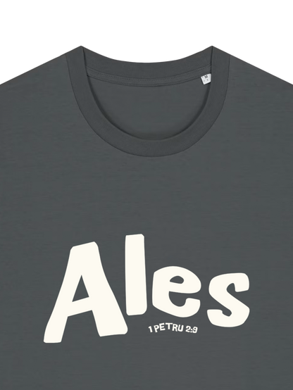 REGULAR FIT T-SHIRT ALES - creator-anthracite-front-close-1.png - 6