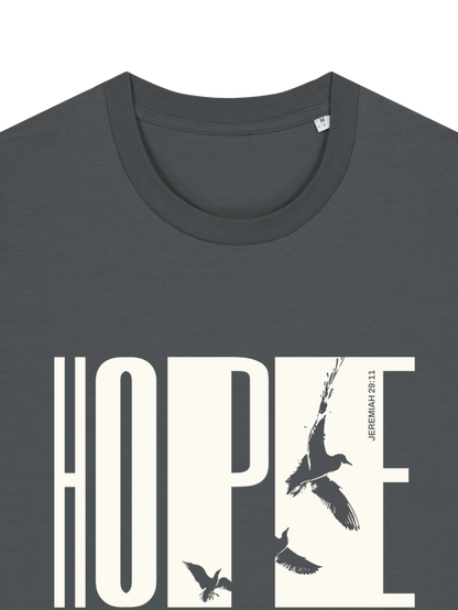 REGULAR FIT T-SHIRT HOPE - creator-anthracite-front-close-1.png - 6