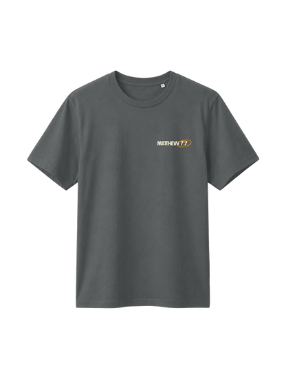 REGULAR FIT T-SHIRT ASK SEEK KNOCK - creator-anthracite-front.png - 7