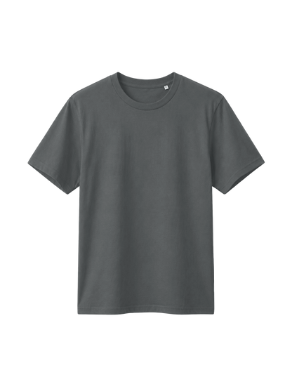 REGULAR FIT T-SHIRT FAITH CAN MOVE MOUNTAINS - creator-anthracite-front.png - 6