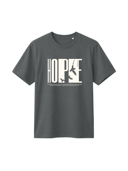 REGULAR FIT T-SHIRT HOPE - creator-anthracite-front.png - 5