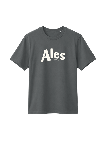 REGULAR FIT T-SHIRT ALES - creator-anthracite-front.png - 5