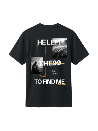 REGULAR FIT T-SHIRT HE LEFT THE 99 TO FIND ME - creator-black-back.png - 6