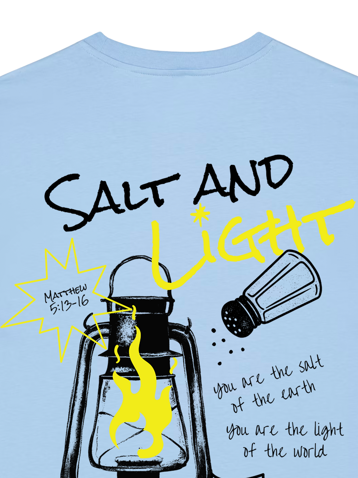 REGULAR FIT T-SHIRT SALT AND LIGHT - creator-blue-soul-back-close-1.png - 6