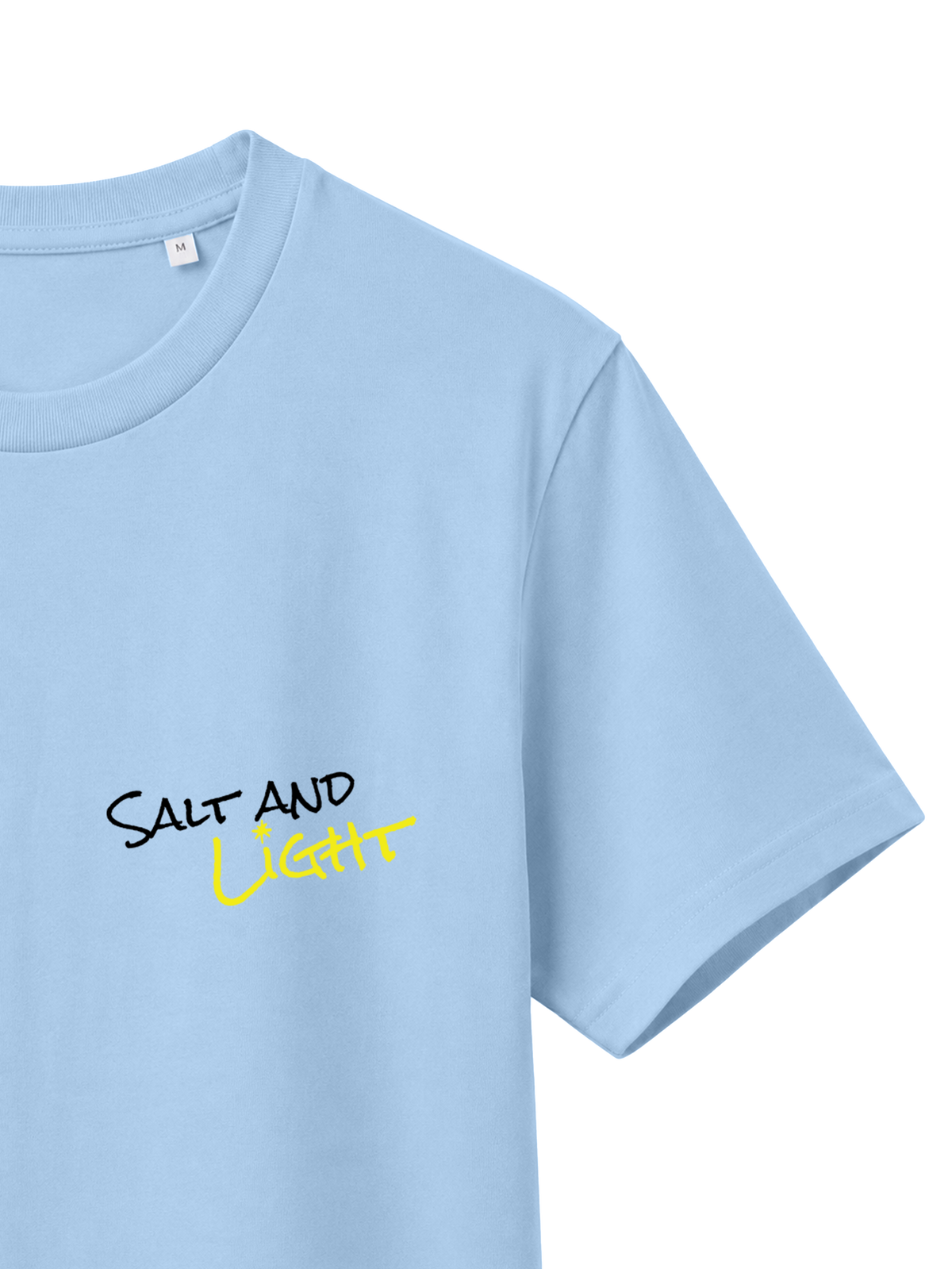 REGULAR FIT T-SHIRT SALT AND LIGHT - creator-blue-soul-front-close-2.png - 8