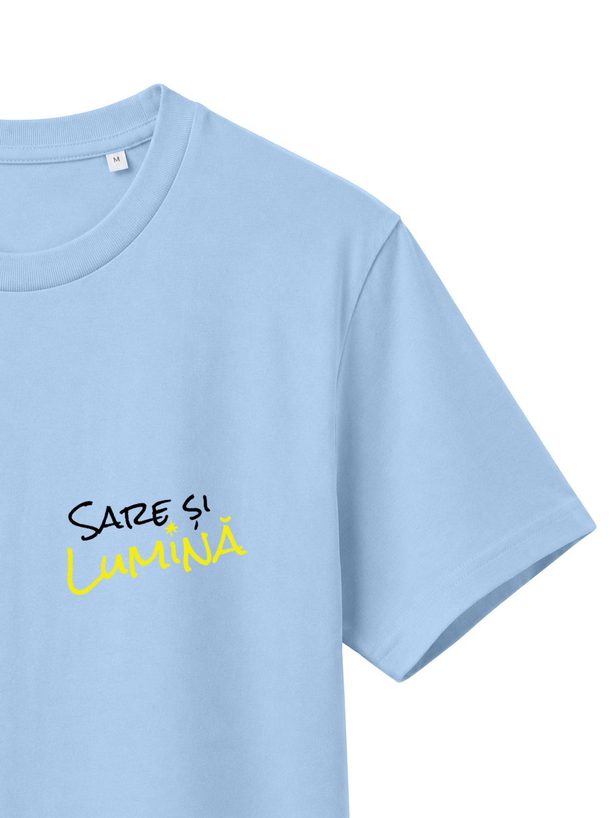 REGULAR FIT T-SHIRT SARE SI LUMINA - creator-blue-soul-front-close-2.png - 8