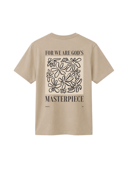 REGULAR FIT T-SHIRT WE ARE GODS MASTERPIECE - creator-desert-dust-back.png - 4