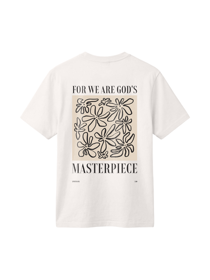 REGULAR FIT T-SHIRT WE ARE GODS MASTERPIECE - creator-off-white-back.png - 7