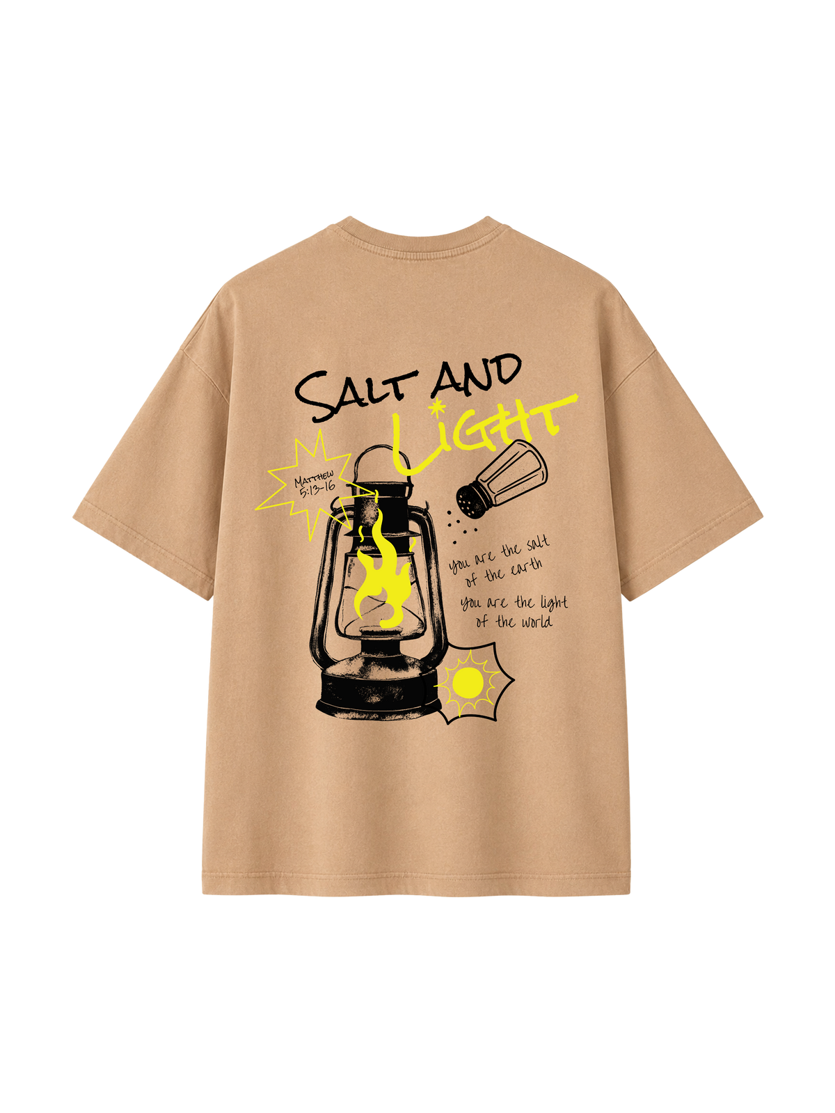 VINTAGE RELAXED FIT T-SHIRT SALT AND LIGHT - dyed-latte-back.png - 5