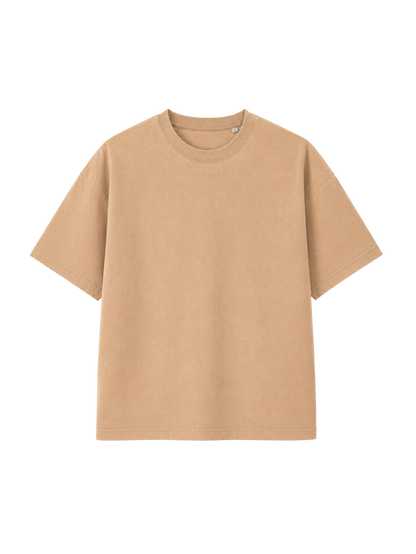 VINTAGE RELAXED FIT T-SHIRT PRAISE IS MY PLAYLIST - dyed-latte-front 00.01.55.png - 6