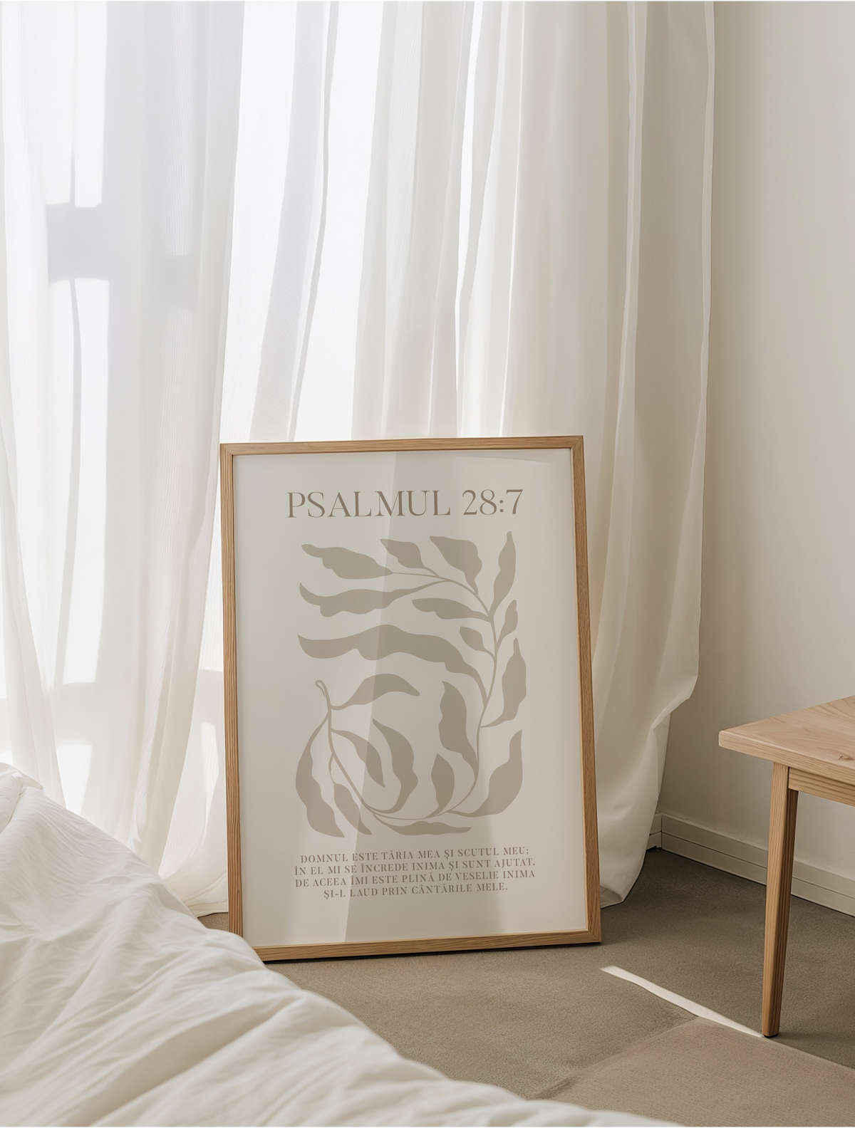 PSALM 28:7 POSTER
