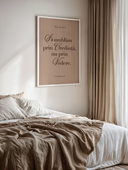 2 CORINTHIANS 5:7 POSTER