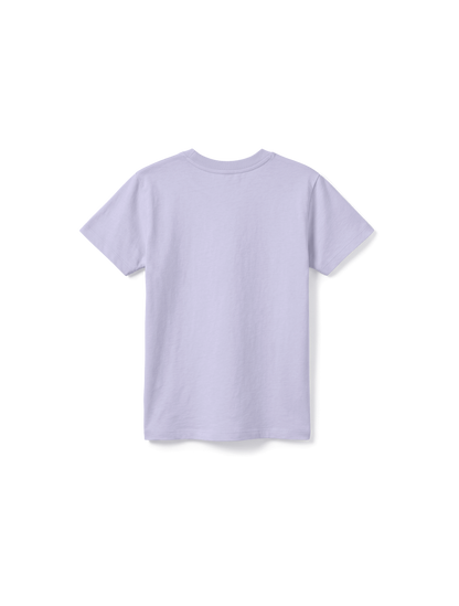 KIDS REGULAR FIT T-SHIRT JUST A GIRL WHO LOVES JESUS - lavender-back.png - 5