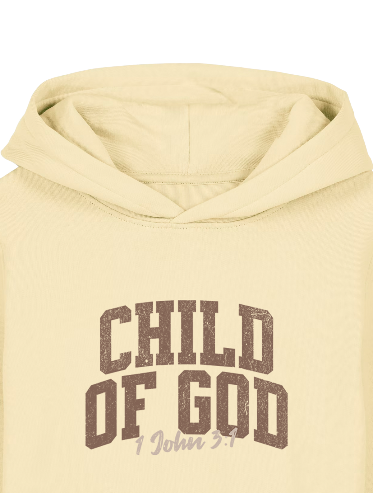 REGULAR FIT KIDS HOODIE VARSITY CHILD OF GOD - mini-cruiser-butter-front-close-1.png - 6