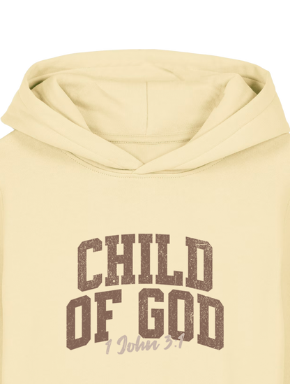 REGULAR FIT KIDS HOODIE VARSITY CHILD OF GOD - mini-cruiser-butter-front-close-1.png - 6