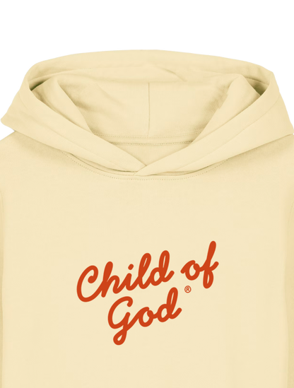 REGULAR FIT KIDS HOODIE CHILD OF GOD - mini-cruiser-butter-front-close-1.png - 7