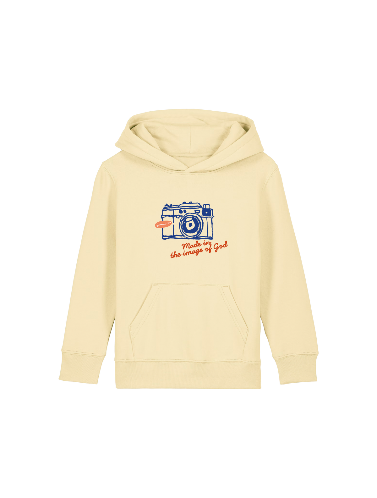 REGULAR FIT KIDS HOODIE MADE IN THE IMAGE OF GOD - mini-cruiser-butter-front.png - 6