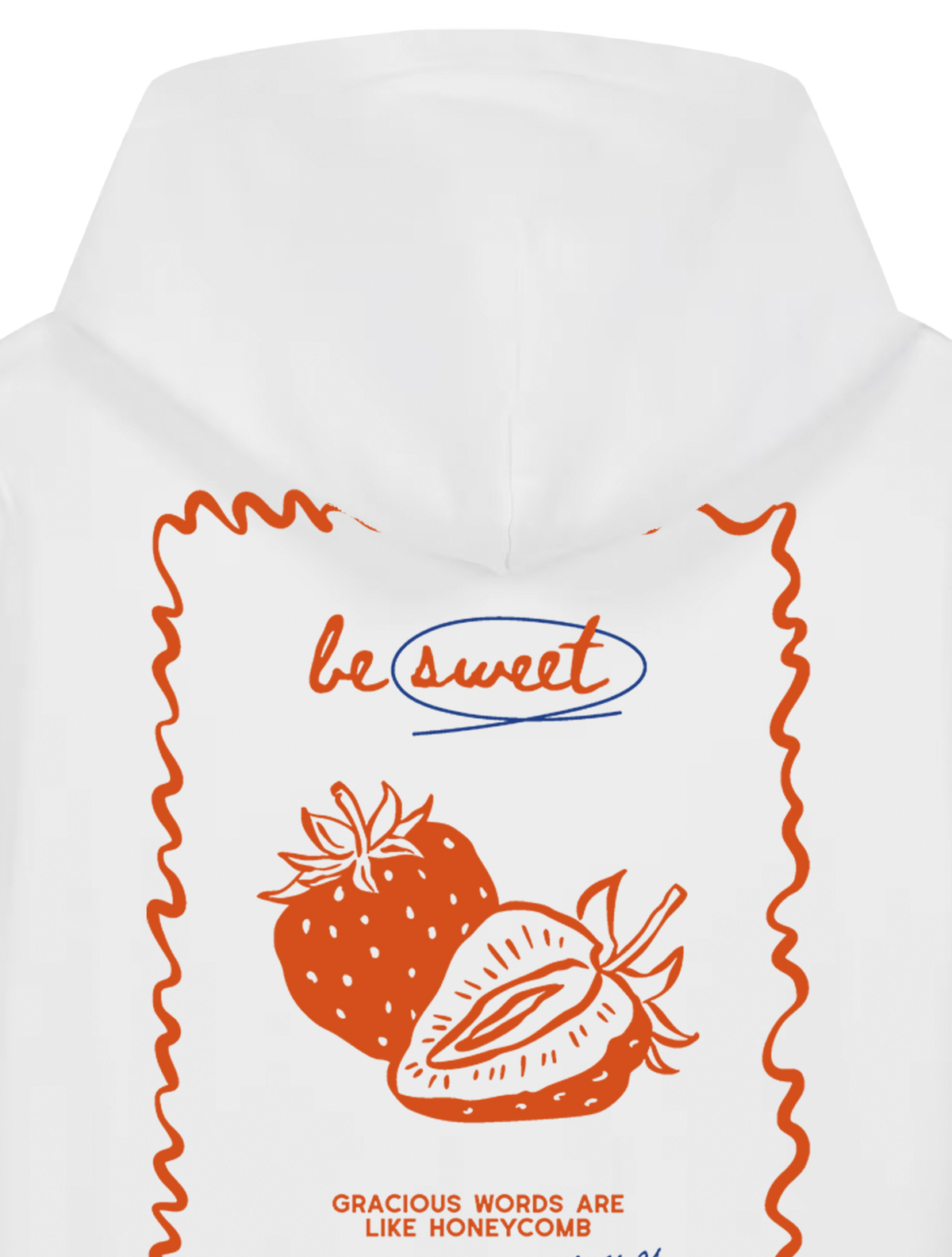 REGULAR FIT KIDS HOODIE BE SWEET - mini-cruiser-white-back-close-1.png - 2