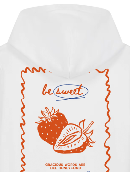 REGULAR FIT KIDS HOODIE BE SWEET - mini-cruiser-white-back-close-1.png - 2