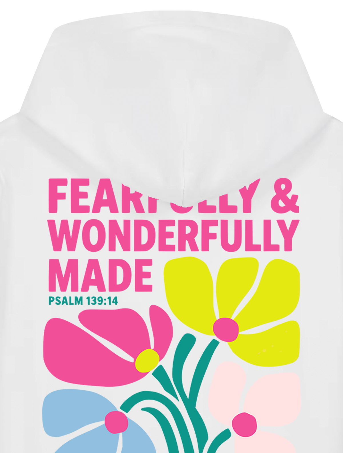 REGULAR FIT KIDS HOODIE FEARFULLY AND WONDERFULLY MADE - mini-cruiser-white-back-close-1.png - 2
