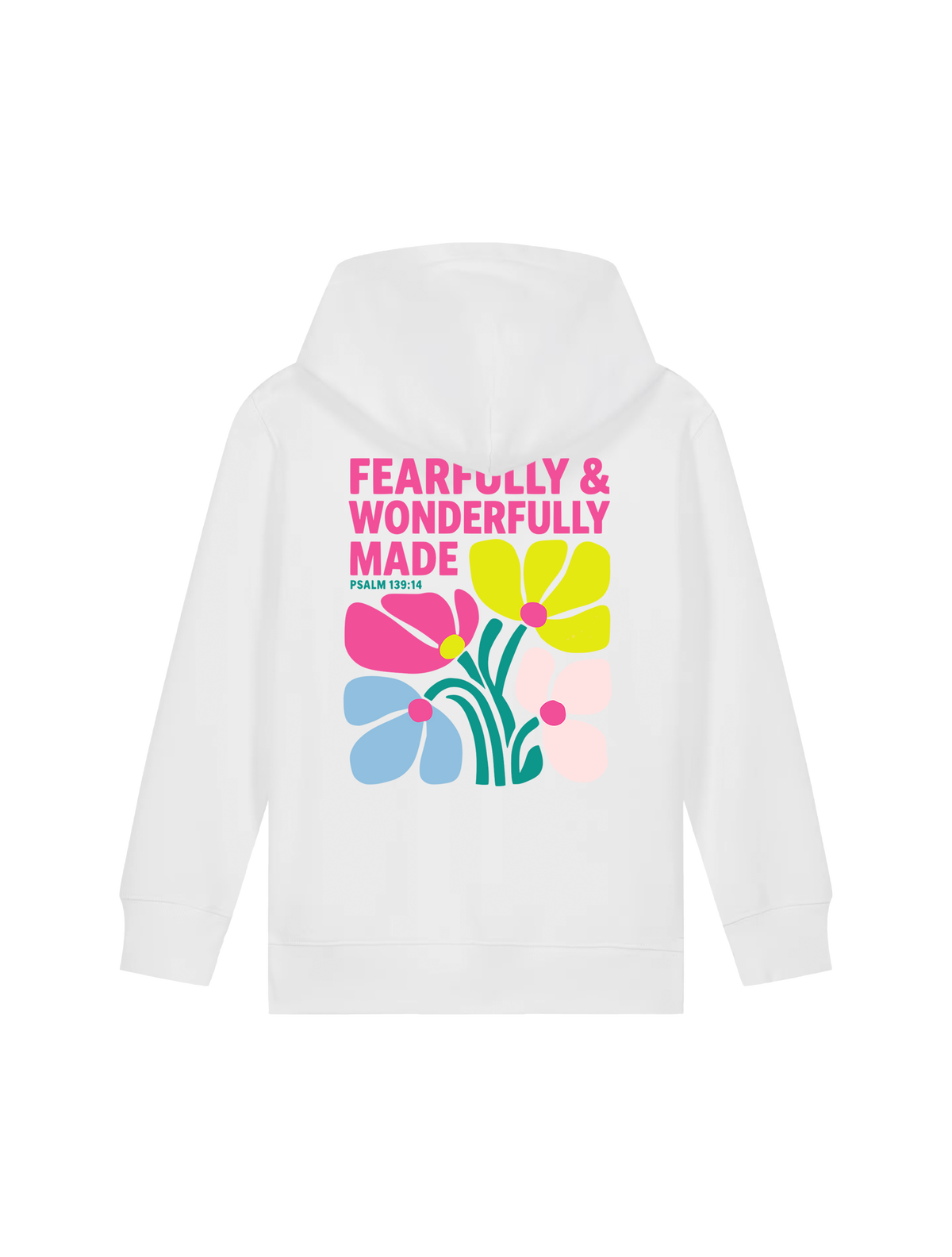 REGULAR FIT KIDS HOODIE FEARFULLY AND WONDERFULLY MADE - mini-cruiser-white-back.png - 1