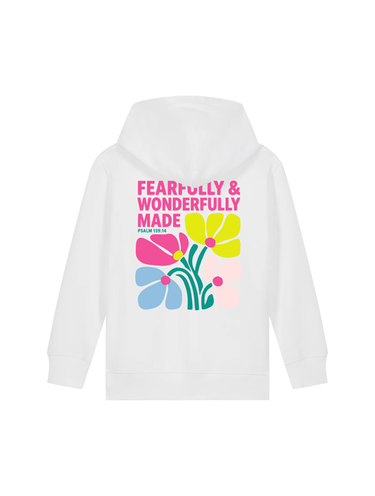 REGULAR FIT KIDS HOODIE FEARFULLY AND WONDERFULLY MADE - mini-cruiser-white-back.png - 1