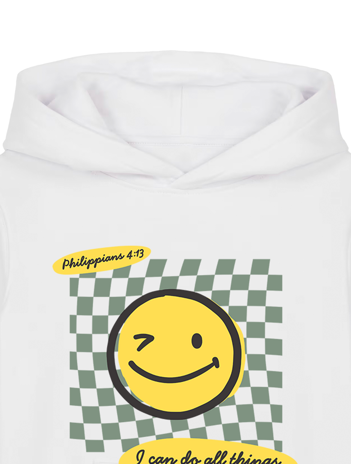 REGULAR FIT KIDS HOODIE SMILEY FACE - mini-cruiser-white-front-close-1.png - 6