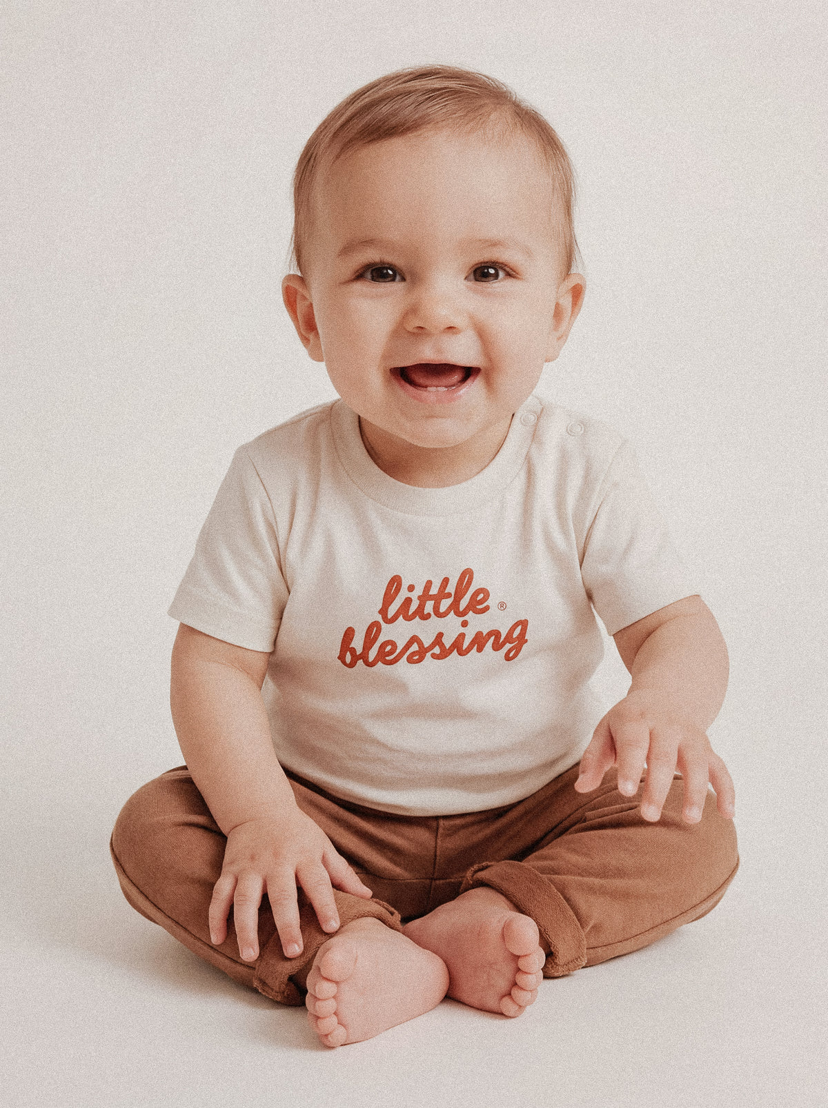 BABY REGULAR FIT T-SHIRT LITTLE BLESSING - model-1.jpg - 2