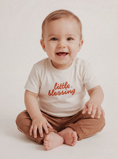 BABY REGULAR FIT T-SHIRT LITTLE BLESSING - model-1.jpg - 2