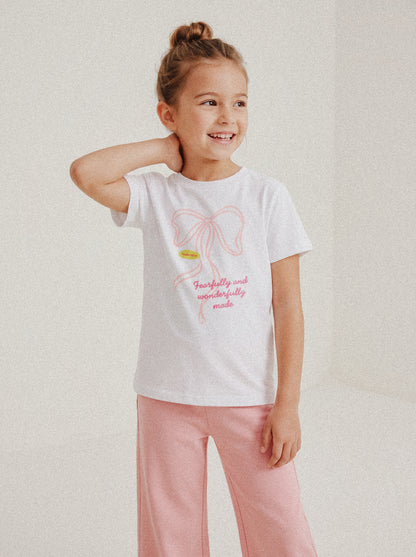 KIDS REGULAR FIT T-SHIRT FEARFULLY AND WONDERFULLY MADE COLORFUL - model-1.jpg - 2