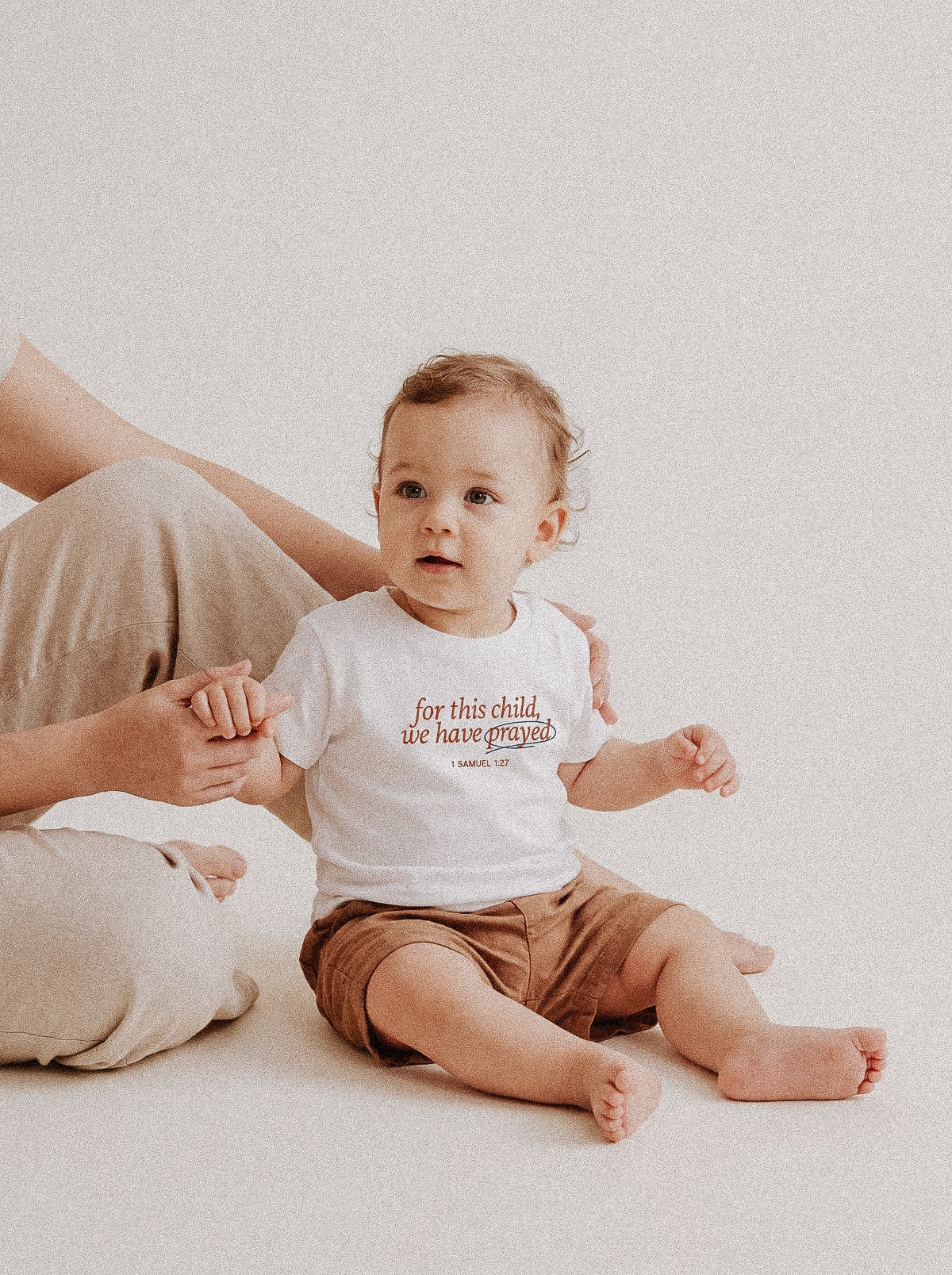 BABY REGULAR FIT T-SHIRT FOR THIS CHILD WE HAVE PRAYED - model-1.jpg - 2