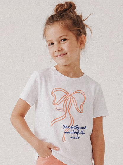 KIDS REGULAR FIT T-SHIRT FEARFULLY AND WONDERFULLY MADE - model-1.jpg - 2