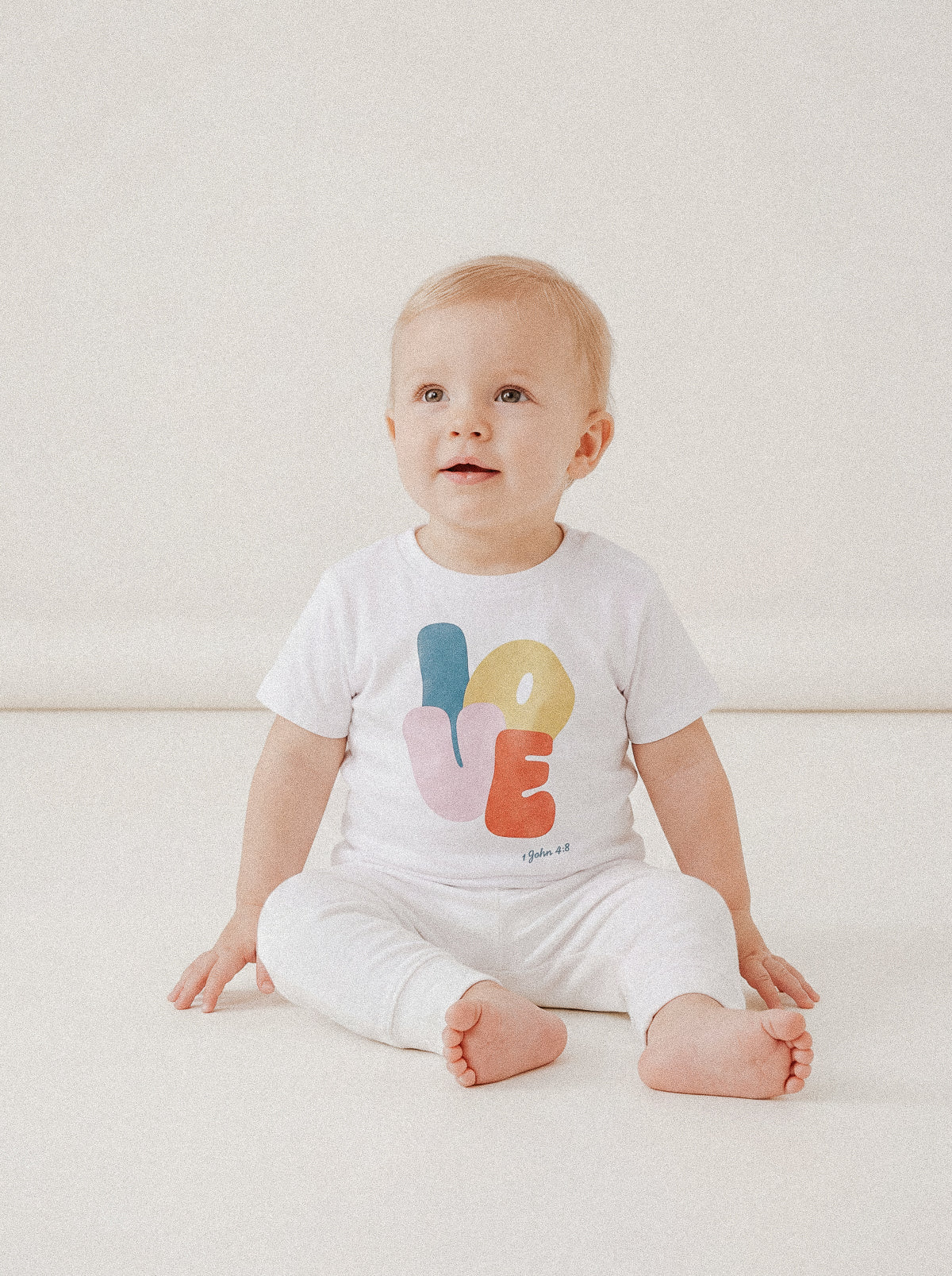 BABY REGULAR FIT T-SHIRT LOVE - model-1.jpg - 2