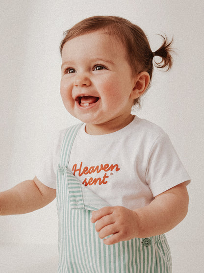 BABY REGULAR FIT T-SHIRT HEAVEN SENT - model-1.jpg - 2