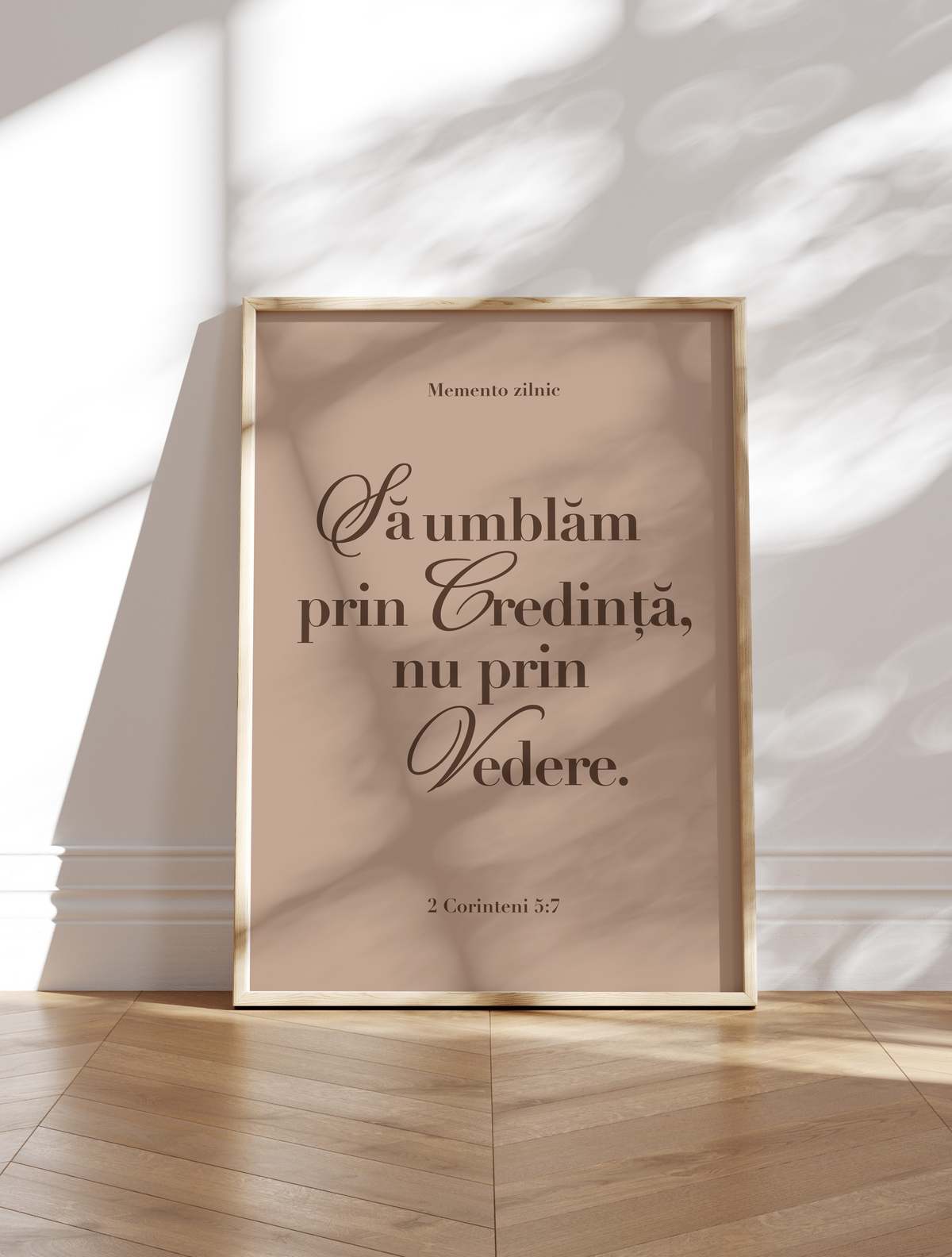 2 CORINTHIANS 5:7 POSTER