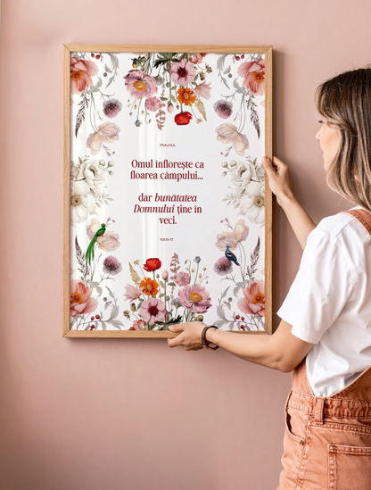 PSALM 103:15 POSTER