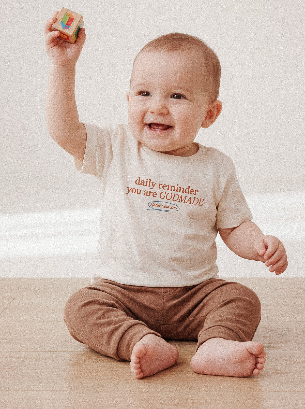 BABY REGULAR FIT T-SHIRT GODMADE - model-1.jpg - 2