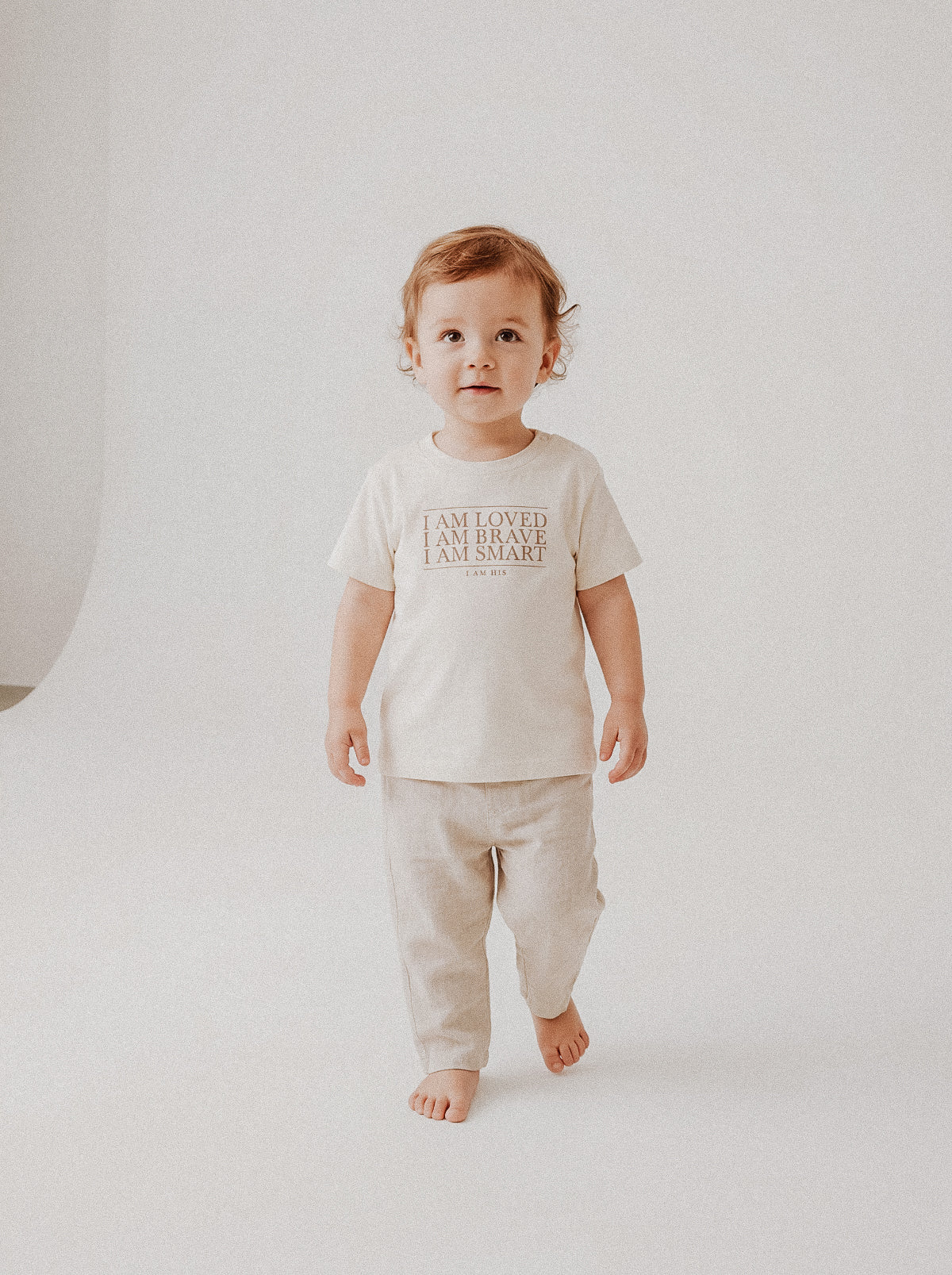 BABY REGULAR FIT T-SHIRT I AM HIS - model-1.jpg - 4