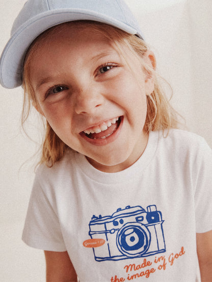 KIDS REGULAR FIT T-SHIRT MADE IN THE IMAGE OF GOD - model-1.jpg - 2