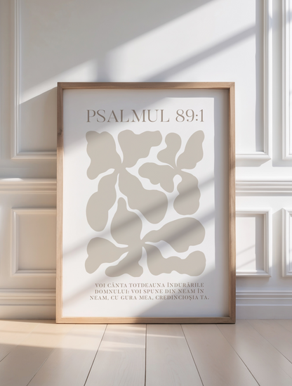 POSTER PSALMUL 89:1