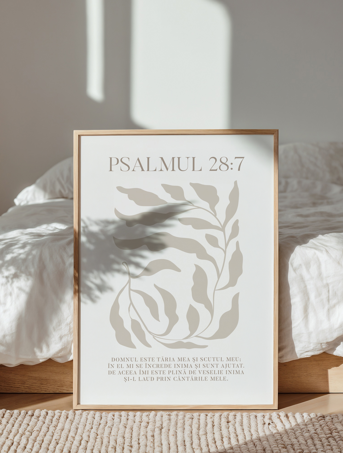 PSALM 28:7 POSTER