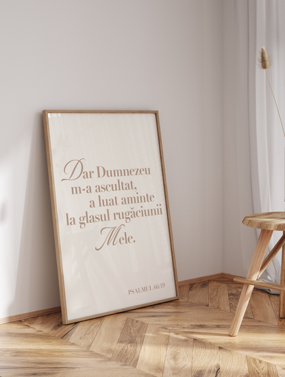 POSTER PSALMUL 66:19
