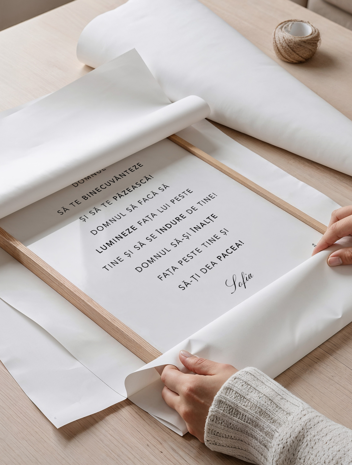 POSTER PERSONALIZAT BLESSING - NUMERI 6:24-26