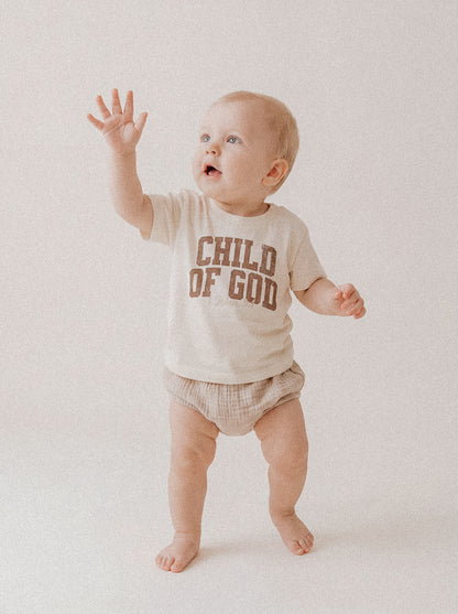 BABY REGULAR FIT T-SHIRT VARSITY CHILD OF GOD - model-2.jpg - 3